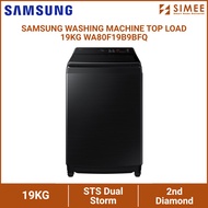 SAMSUNG WASHING MACHINE TOP LOAD 19KG WA80F19B9BFQ