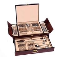 72 Pieces Set With Gift Box Knife Fork Spoon Set Stainless Steel Cutlery Set