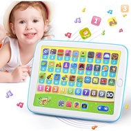 PLAY Bilingual Spanish & English Learning Toys for Toddlers 1-3, Kids Interactive Learning Tablet, C