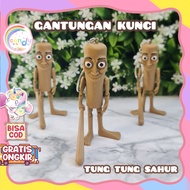 GANTUNGAN Tung Tung Sahur Character Figure Keychain