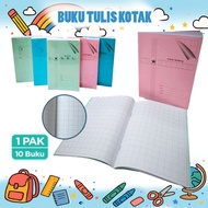 5/10/14MM Kotak]Grid Notebook Buku Tulis Kotak Murid SD Buku Catatan Sisiwa Note book Perlengkapan s