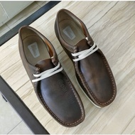 CLARKS WALLABEE AERIAL LEATHER