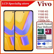 Original AMOLED For Vivo Y100 4G 5G Y200 5G Y200e 5G LCD Display Touch Screen Replacement