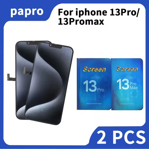 AAAA+ OLED 2Pcs LCD Display For iPhone 13 Pro Max Incell Touch Digitizer Assembly Replacement Screen