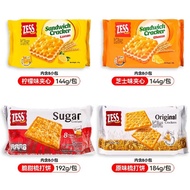 Imported from Malaysia, Zess brand lemon cheese fl 马来西亚进口zess杰思牌柠檬芝士味夹心脆甜原味梳打饼干点心零食BG630
