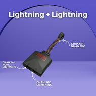 Cáp chuyển cổng sạc nhanh lightning PLEXTONE GS1 IP 2 trong 1 thích hợp cho iPhone 813 pro pro max