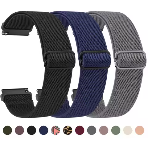 For Redmi watch 5 active/5 lite Band 22mm Breathable Nylon Strap Adjustable Elastic Bracelet For Red