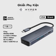 HyperDrive Next 6 IN 1 Port USB-C For Laptop/Macbook – HD4002GL