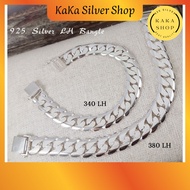 New Design Original 925 Silver 340/380 LH Bracelet Bangle For Men | Gelang Tangan Bangle Lelaki Perak 925 | Ready Stock