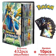 №✒ Hot 2022 New Pokemon Album Book 540/432 Pieces Anime Characters Game Card Favorites Pokemon Children 39;s Day Gift