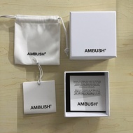 AMBUSH Packaging Gift Box Square Gift logo A Set Whole Set Street Wear Business Jewelry Ring Bracele