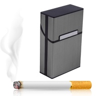 Aluminum Alloy Cigarette Case 20 Capacity Personality Tobacco Holder Suitable for Business Vacation 
