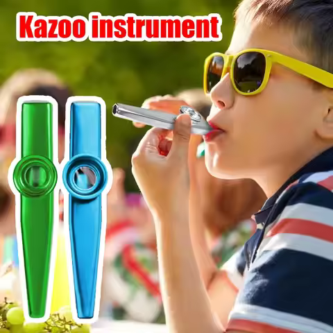 1 Metal Kazoo Musical Instrument Mouthpiece Kazoo Perfect For Musical Instruments Guitars Minimalist