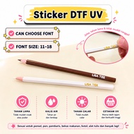 Custom UV DTF Sticker Waterproof | Small size DTF Sticker