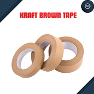 Kraft Paper Tape Brown paper Tape Kraft Matte WRITABLE Paper Tape Brown Paper Tape Gift Packaging