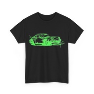 Porsche 911 Rs 2.7 Liter Custom Art T-Shirt Black Lizard Green Scca Imsa F1 Rsr