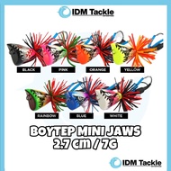 Boytep Mini Jaws Frog(Wood) 2.7cm/7g Katak Kayu