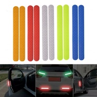 2Pcs Pack Reflective Strip High Reflective Tape Reflective Strip Car Sticker Night Driving Safety Warning Car Rearview Mirror Reflex Tape Anti-collision Automobile