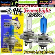 ESPADA H4 Xenon Bulb Light 12V 35/35W Foglight Headlight Lamp Yellow & Bright White Y15 LC135 RS150 