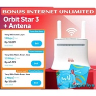 Terbaik [ BISA COD ] Modem Orbit star 3 plus antena Telkomsel Bonus