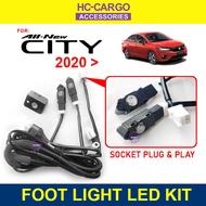 Hc Cargo Honda City GN 2020 - 2022 GN Foot Light (BLUE / White / Red LED LIGHT)