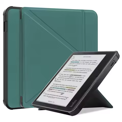 For Funda Kobo Libra Colour (2024) Smart Case Y-Folding PU Leather Cover For Coque Kobo Libra Color 