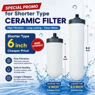SPECIAL PROMO  6" Ceramic Filter G1500 Diamond Coral Ceramic Filter Ceramic Candle Filter A