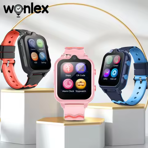Wonlex Smart Watch Kids 4G KT18Pro Android 8.1 Video Call SOS GPS Tracker Dual Camera Phone Whatsapp