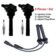 Ignition Coil Spark Plug Wires Kit For CHERY TIGGO 3 1.6L 2013- 5x 1.5L 2018- ARRIZO 5 7 A3 RIICH G3