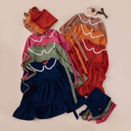 JEMICO | Baby girl's robes aged 6 - 24 months and 1 year - 2 years, Jersey material