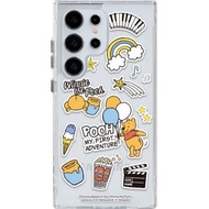 THE HOOD - (多種型號可選)(含磁吸無線充電選項)迪士尼小熊維尼 Samsung Galaxy S24Ultra/S24+/S24 S23/S22 標準防摔保護殼 防撞保護 透明殻-5173