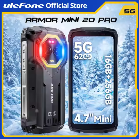 【World Premiere】Ulefone Armor Mini 20 Pro 5G 4.7" Rugged Phone 64MP Night Camera Android 14 Smartpho