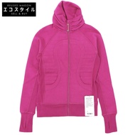 Lululemon Clam & Cozy 棉質外套，全新未使用，女款，覆盆子色，4 號 (W4C17S) [二手]
