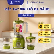 Longevity Multifunctional Blender BA-269 Set of 3 Handy Jars 1.75L - Blender, Meat Grinder
