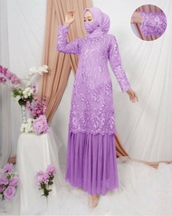Gaun Pengantin Lengkap Mewah Untuk Wanita Muslim - Sania