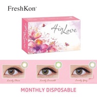 ( 2 PCS ) Freshkon 4 in Love Monthly Disposable Cosmetic Color Contact Lenses 2/3