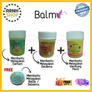 Set Balm Fever Cough Blessings Cold and Bloating + Trial Garlic Baby Balm