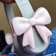 [Alasuo] 3D Silicone Bow Headphone Decor, 2-Pa Cute Earphone Accessories [SG]