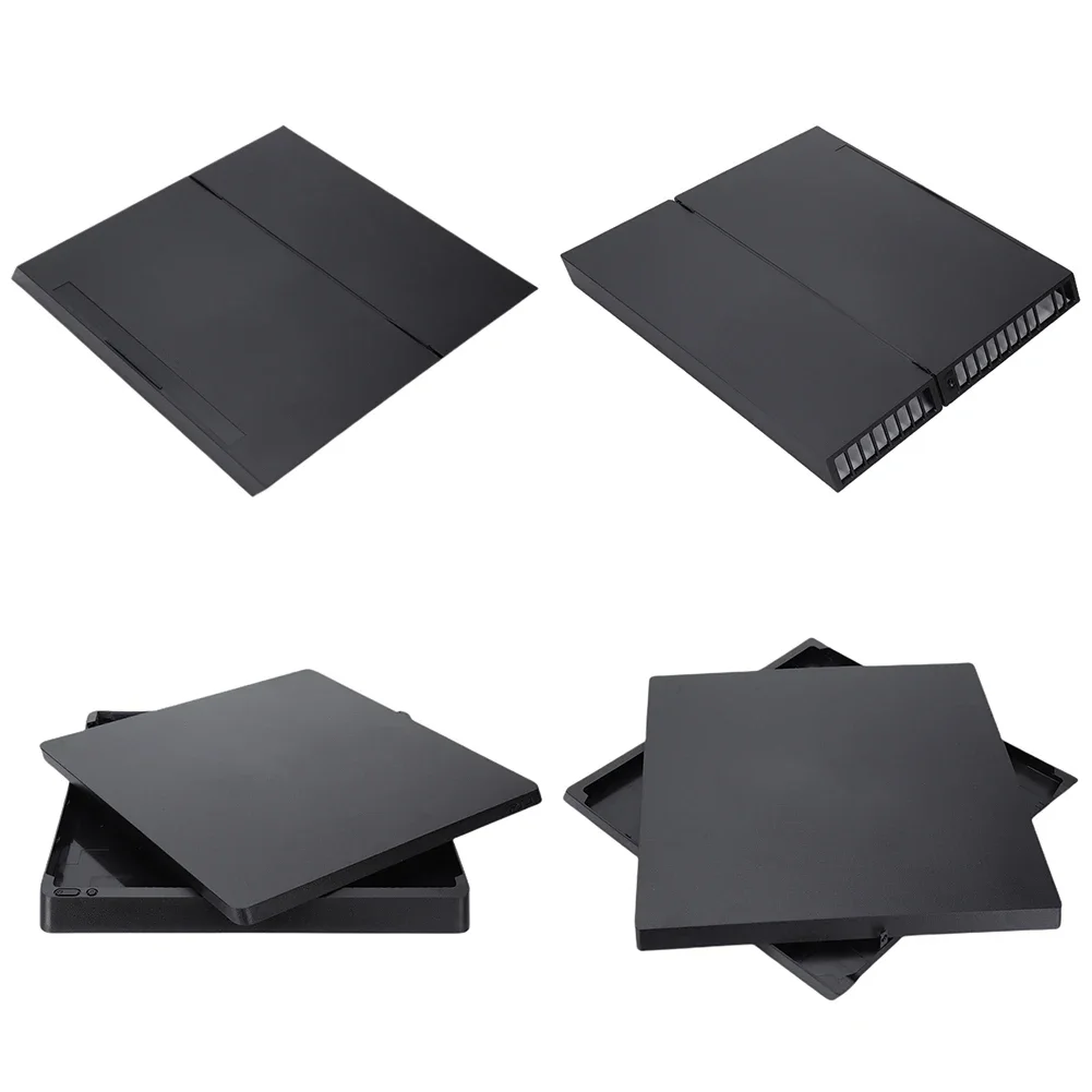 Plastic Front Bottom Shell Replace Black Full Housing Shell Case Cover  Case Shell for PS4 1000/1100