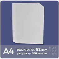 Berkwalitas Kertas Bookpaper | A4 | 52 Gr | 1 Rim | Imperial | Book