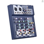 Live Function USB Mixer Audio DJ Network for Recording Mixing 4 -channel Digital Karaoke Home Console with Broadcast Studio
