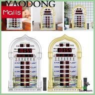 [ Azan Clock Mosque Prayer Clock Ramadan LCD Alarm Clock Calendar Decorative Music Playing Time Reminding