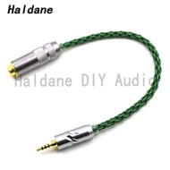 Haldane 26AWG OCC Silver 2.5mm Balanced Male to 4.4mm Balanced Female Adapter Cable for Audio Eadpho