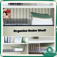 CK~  Under Shelf Basket Rack Storage Organizer Holder Metal Basket Container Hanger Drawer For Kitch