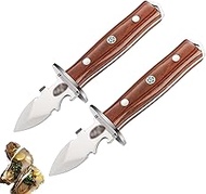 5Cr15 Stainless Steel Oyster Knife Oyster Shucking Kit Oyster Shucking Knife With Comfort Wood-handl