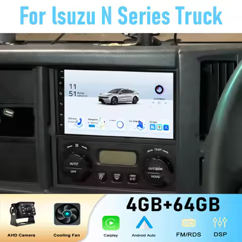 7'' For lsuzu N Series Truck Car Radio Wireless Apple Carplay Android 15 Multimedia Player Stereo GP