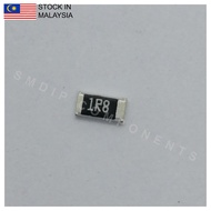 10PCS Taiwan-Grade 1.8R ±1%, 0603 SMD Resistor (1R8)