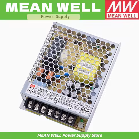 MEAN WELL LRS-100 LRS-100-12 LRS-100-24 Single Output Switching Power Supply LRS-100 12V 24V