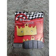 Brembo brake pad m3/ k50 / ak550 (sinter) brake disc pad brembo 4pot lining piring disc
