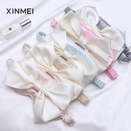 Bowknot Eye Mask Sleep Shading Simulation Silk Eye Mask Office Breathable Lunch Break Sleeping Eye P